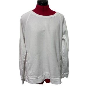 Lilly Pulitzer Luxletic White Sweatshirt Size XL